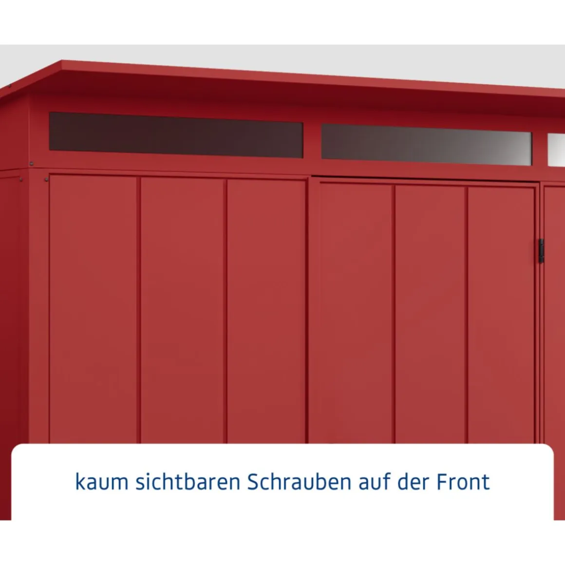 EcoStar Gerätehaus Elegant-PTyp 3RAL3004 1 flg