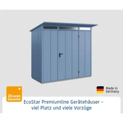 EcoStar Gerätehaus Elegant-PTyp 1RAL5014 1 flg