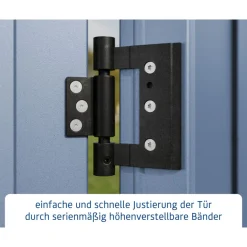 EcoStar Gerätehaus Elegant-STyp 1RAL5014 1 flg