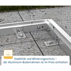 EcoStar Gerätehaus Elegant-PTyp 1RAL6005 1 flg