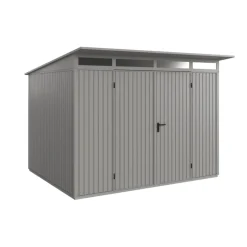 EcoStar Gerätehaus Trend-PTyp 3RAL9007 2 flg