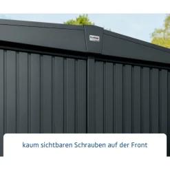 EcoStar Gerätehaus Trend-STyp 1RAL7016 1 flg