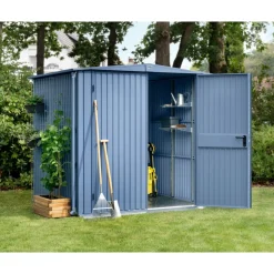 EcoStar Gerätehaus Trend-STyp 2RAL5014 2 flg