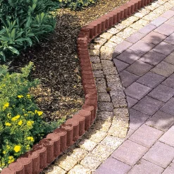 Einfassungsstein Dosfix rotbraun 25 x 9,4 x 6 cm