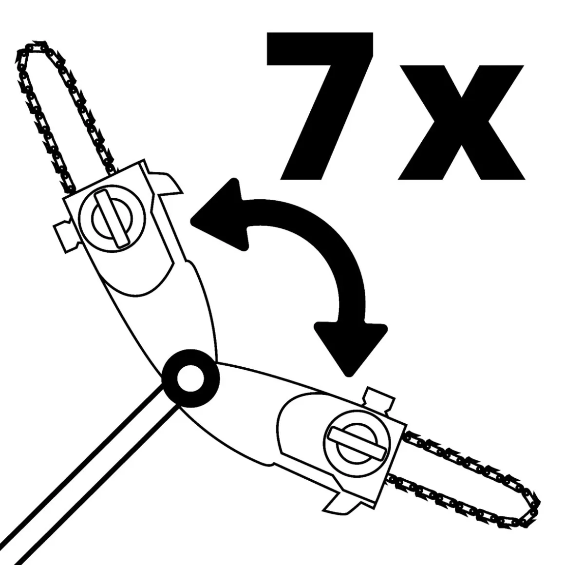 Einhell Hochentaster-Aufsatz für Heckenschere GE-HH 18/45 Li T