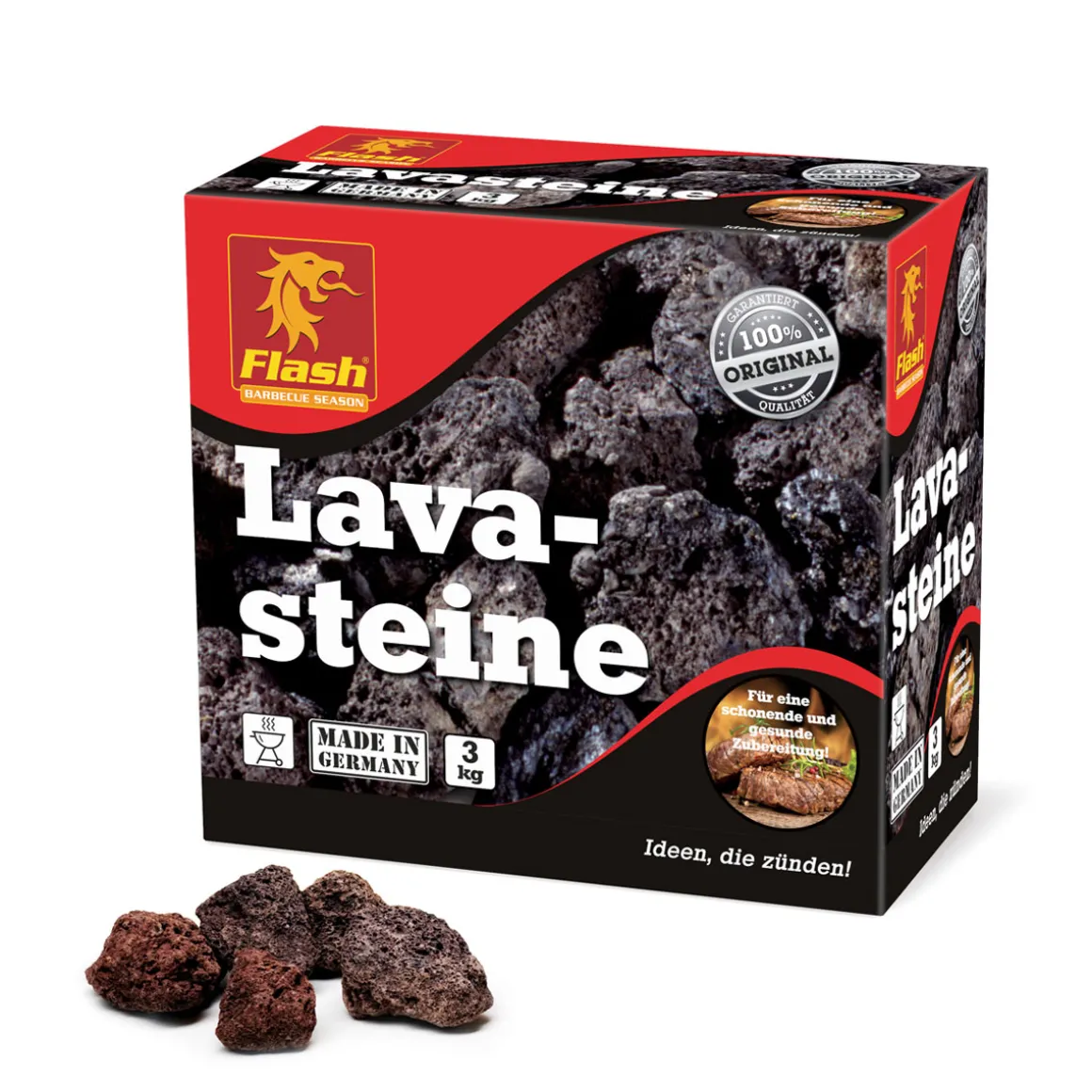 Flash Lavasteine 3 kg