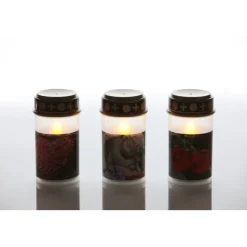 Flower Power LED Outdoor Grablampe mit Dorn TUMBA WHITE 7 x 13 cm Kunststoff