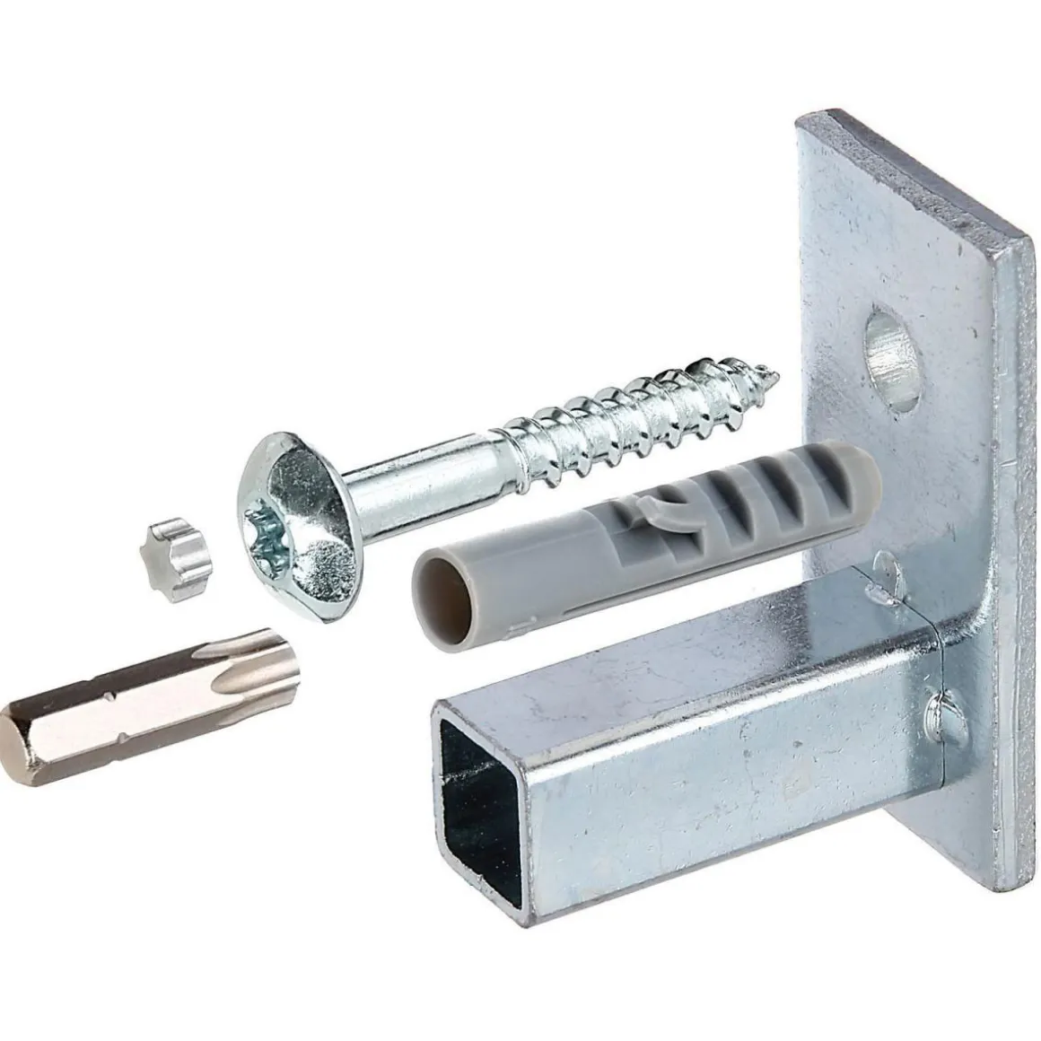 GAH Alberts Befestigungsset zu Pass-Fenstergittern Montage in der Fensterlaibung 4er-Set