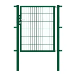 GAH Alberts Stabgitter-Einzeltor grün-feuerverzinkt 1000 x 1200/1700 mm zum Einbetonieren