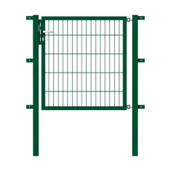 GAH Alberts Stabgitter-Einzeltor grün-feuerverzinkt 1000 x 1000/1500 mm zum Einbetonieren