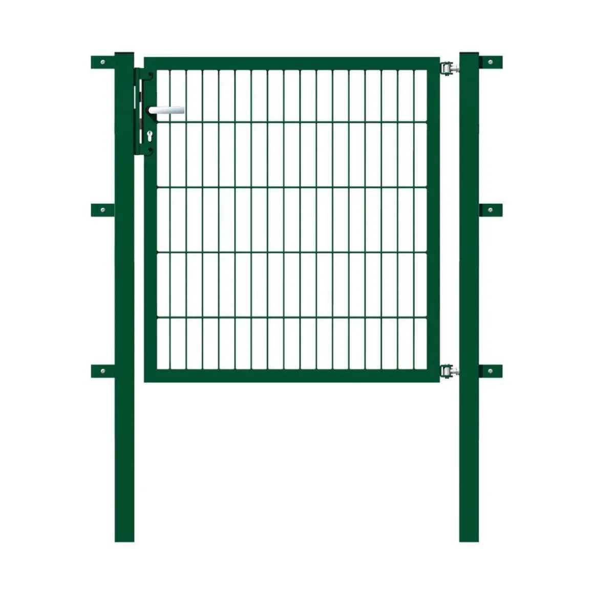GAH Alberts Stabgitter-Einzeltor grün-feuerverzinkt 1000 x 1000/1500 mm zum Einbetonieren