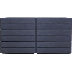 Garantia Hochbeet Ergo Quadro 2 L 75 Wood, inkl. FLORA Wassersparsystem