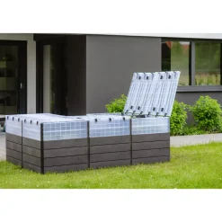 Garantia Hochbeet Ergo Quadro TurboPlus U L 80t Wood, inkl. FLORA Wassersparsystem