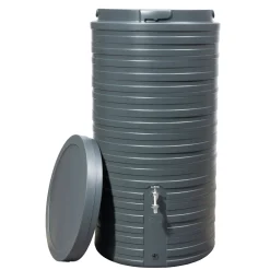 Garantia Regentonne Nordic 2in1 300 Liter graphite grey inkl. Deckel