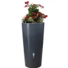 Garantia Regentonne Stone 2in1 210 Liter lava inkl. Pflanzschale