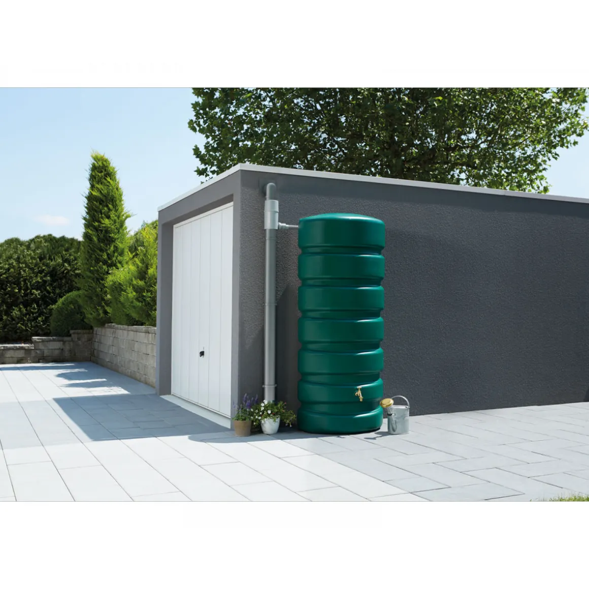 Garantia Gartentank Classico grün 650 L