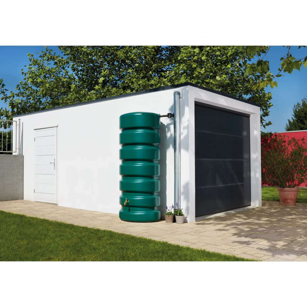 Garantia Gartentank Classico grün 650 L