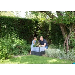 Garantia Hochbeet ERGO QUADRO Turbo S 50 Stone inkl FLORA