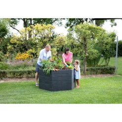 Garantia Hochbeet ERGO XL 75 Stone inkl FLORA