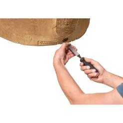 Garantia Regentonne Woodstock Baumstamm 400 L hellbraun