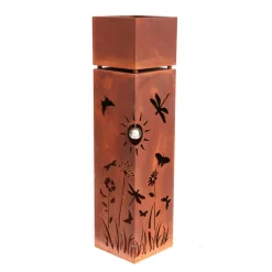 Garden Pleasure Dekosäule FLORALIA Metall - Rostoptik