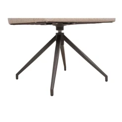 Garden Pleasure Drehstuhl ZEVIO, hellgrau, 2er Set Rostfreier Stahl, pulverbesch.