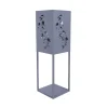 Garden Pleasure Licht-Dekosäule ZAYN Eisen, pulverbeschichtet, grau