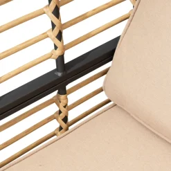 Garden Pleasure Relaxsessel PAROS Aluminium, Spun-Polyester, beige