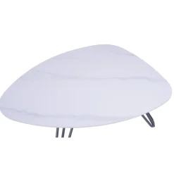 Garden Pleasure Tisch SILENA Aluminium, gesinterter Stein, weiss