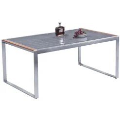 Garden Pleasure Tischgruppe AVA 7-tlg. Aluminium, Nonwood, Kunststoffgewebe