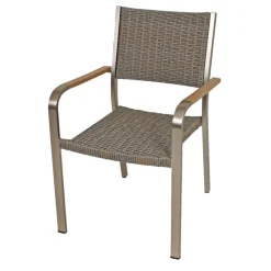 Garden Pleasure Tischgruppe FLORENCE, 9tlg. Aluminium, Nonwood, Kunststoffgefleht