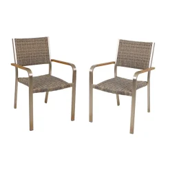 Garden Pleasure Tischgruppe FLORENCE, 9tlg. Aluminium, Nonwood, Kunststoffgefleht