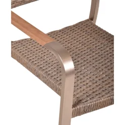 Garden Pleasure Tischgruppe FLORENCE, 9tlg. Aluminium, Nonwood, Kunststoffgefleht