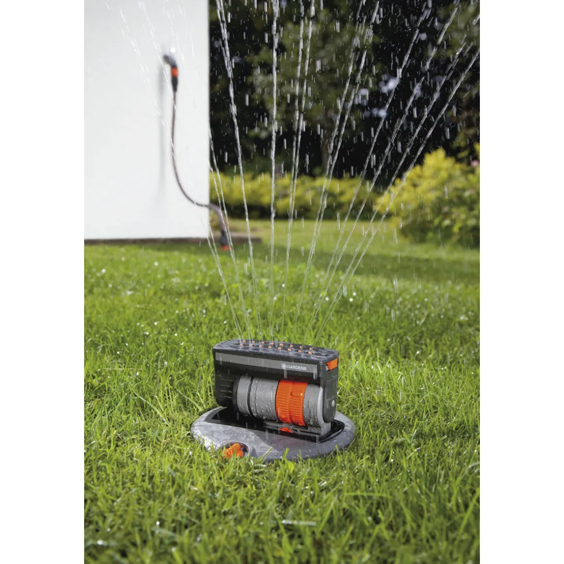 Gardena Sprinklersystem Komplett-Set OS 140 mit Versenk-Viereckregner