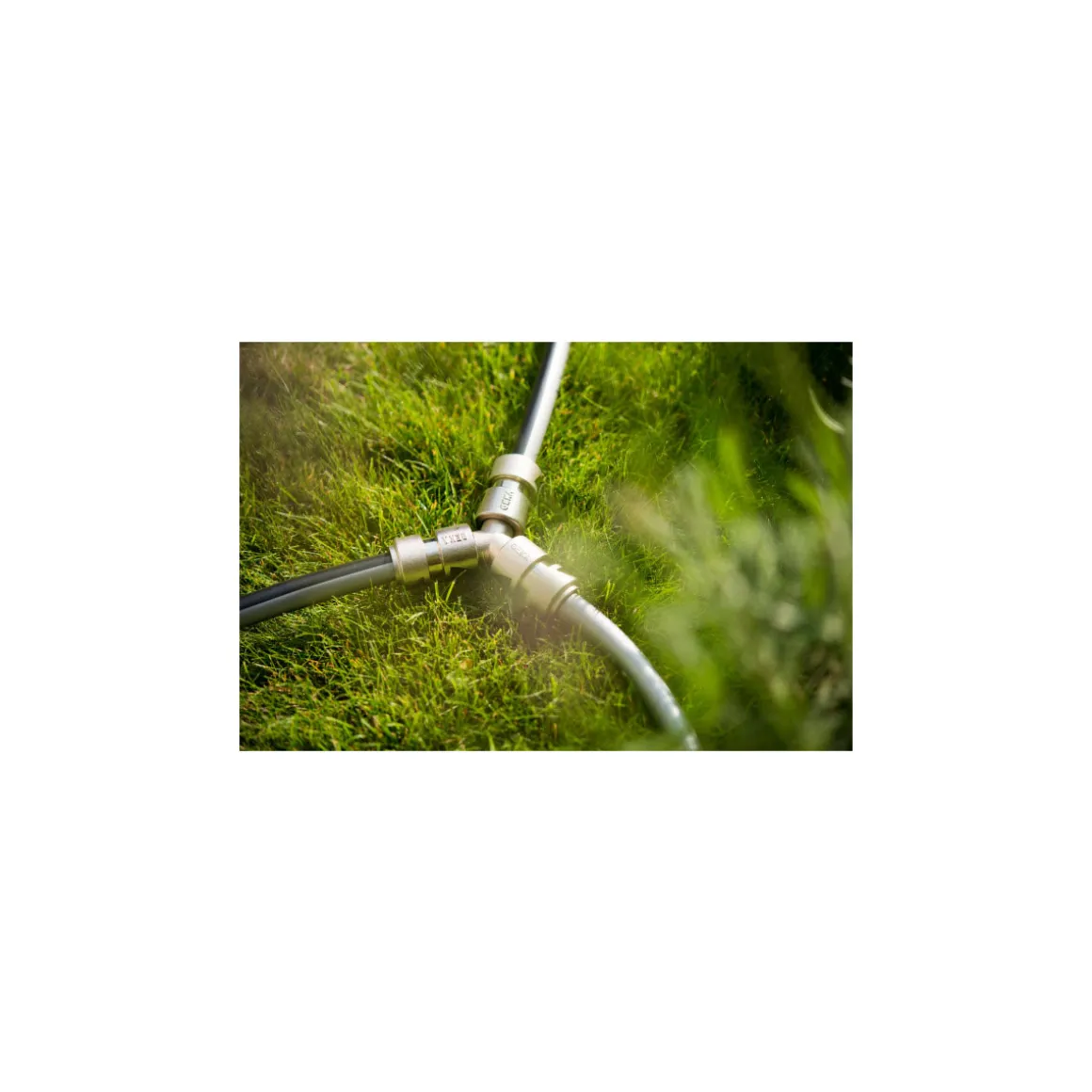 GEKA Y-Abzweigstecker vernickelt