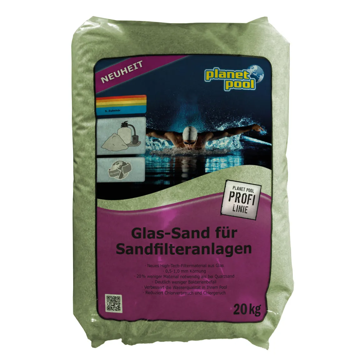 Glassand für Sandfilteranlagen 20 kg