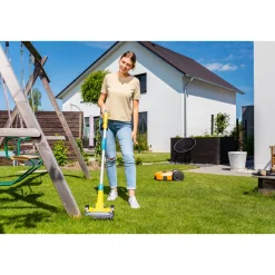 Gloria Akku Rasen-und Kantenschneider FineCut 18V Set 25 cm Schnittbreite Einstellbarer Holmwinkel inkl Akku