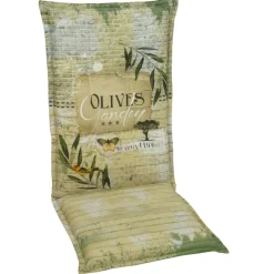 GO-DE Sessel-Auflage hoch Desin 2953 Olives 120 cm