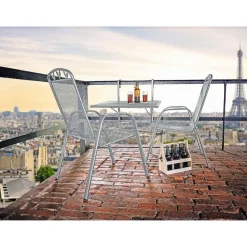 Greemotion Testrut Balkonhängetisch XL Toulouse eisengrau 70 x 88 x 47-79 cm