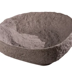 GreenLife Pflanzschale für den Dekor-Regenspeicher „Hinkelstein“, granitrot