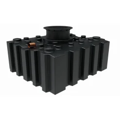 GreenLife Regenwasser-Flachtank 3.000 l mit Ausgleichsdom und begehbarer Abdeckung