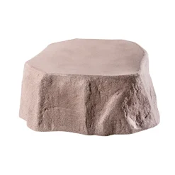 GreenLife Unterstand für den Dekor-Regenspeicher „Hinkelstein“, granitrot