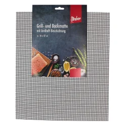Grillmatte eckig braun 42 x 36 cm