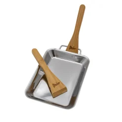 Grillpfännchen 2er Set 19,5 x 12,6 x 2 cm