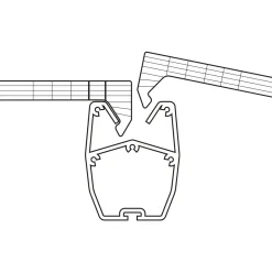 gutta Terrassenüberdachung Standard weiß 426 x 406 cm