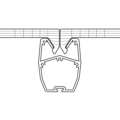 gutta Terrassenüberdachung Standard weiß 426 x 406 cm