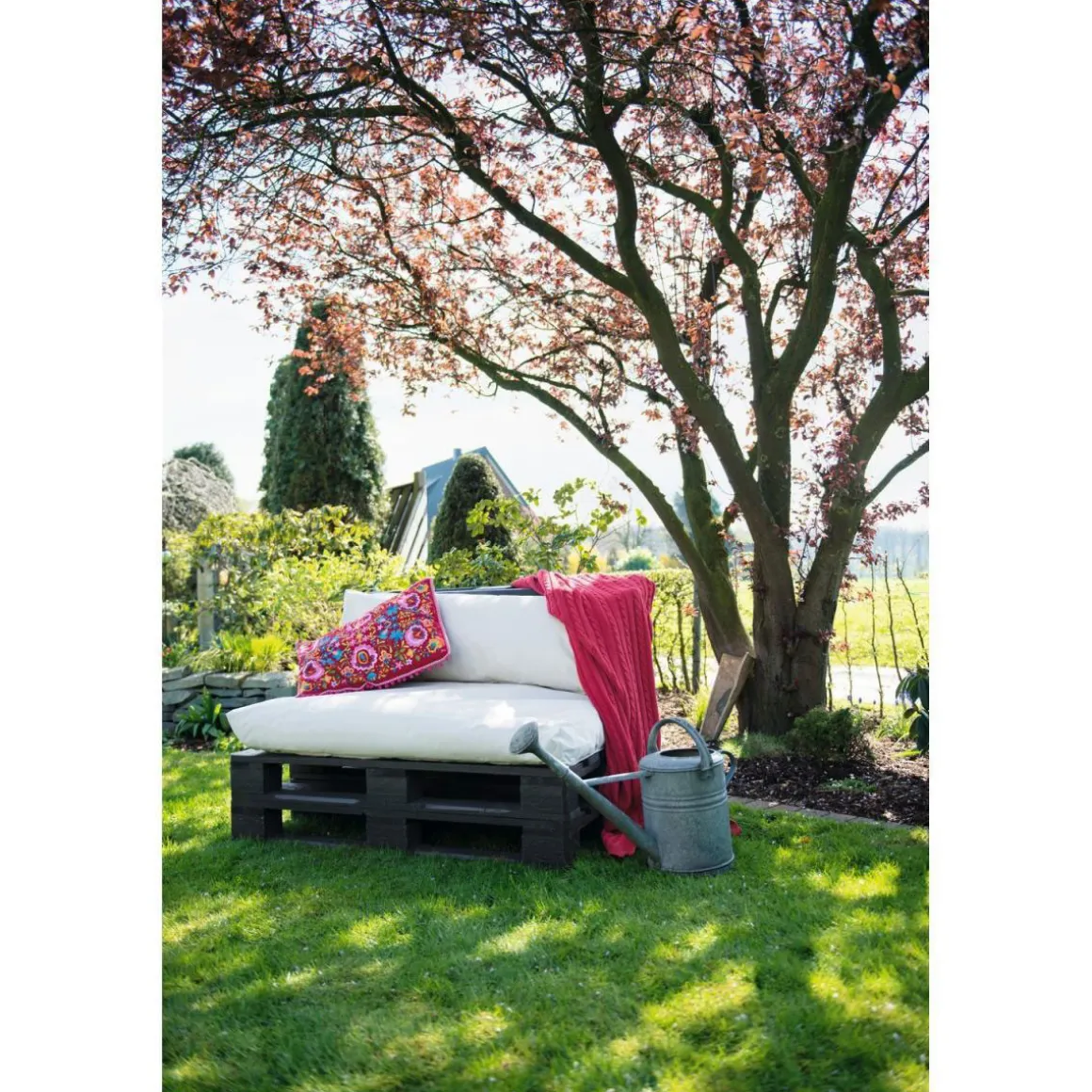 Hartmann Möbelpalette anthrazit 120 x 14,4 x 80 cm