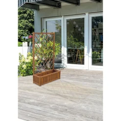 Hartmann Pflanzkasten Lotte Size 2 mit Rankgitter 90 x 150 x 32 cm