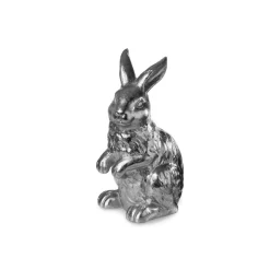 Hase 26,5 x 19,5 x 40,5 cm silber