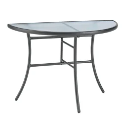 Haveson Balkon-Set Brüssel anthrazit bestehend aus 2 Stühlen und 1 Tisch